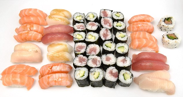 July 4th 2013. 50 pieces of Sushi. Andy Murray eats 50 pieces of Sushi ; Credit Image: Kevin Quigley/Daily Mail/Solo Syndication