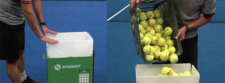 テニス練習は電動球出しマシーンで 動画有 テニスの学校 硬式テニスの総合情報サイト