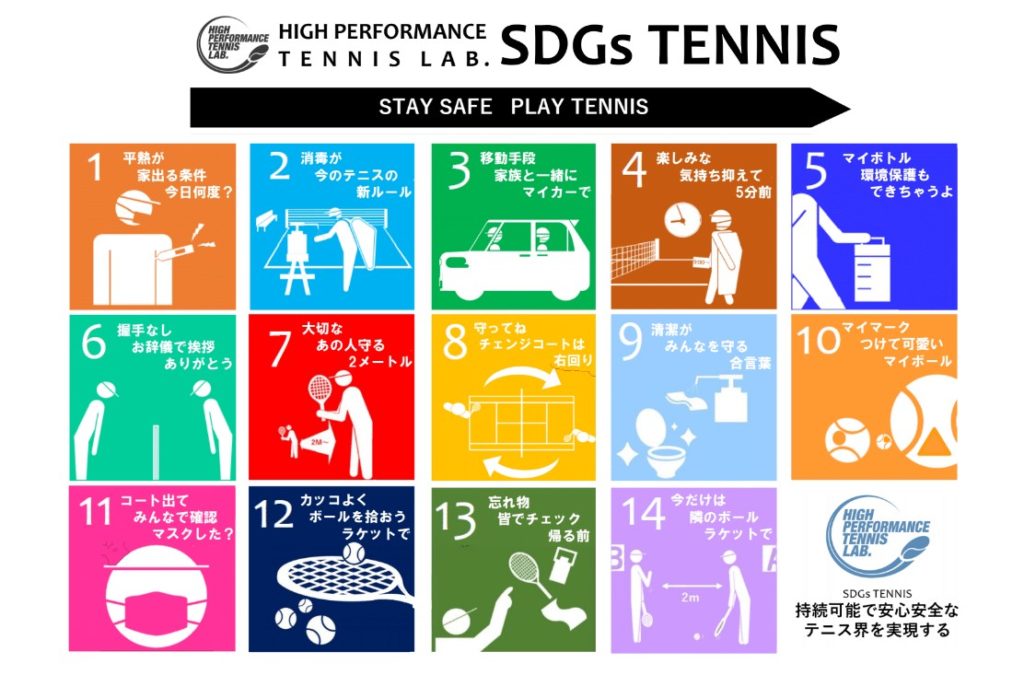 STAY SAFE PLAY TENNIS