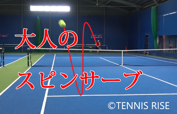 大人テニスプレイヤー のためのスピンサーブ打ち方 動画有 テニスの学校 硬式テニスの総合情報サイト